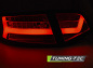 Mobile Preview: LED Lightbar Design Rückleuchten für Audi A6 4F (C6) Facelift 08-11 Limousine rot/klar
